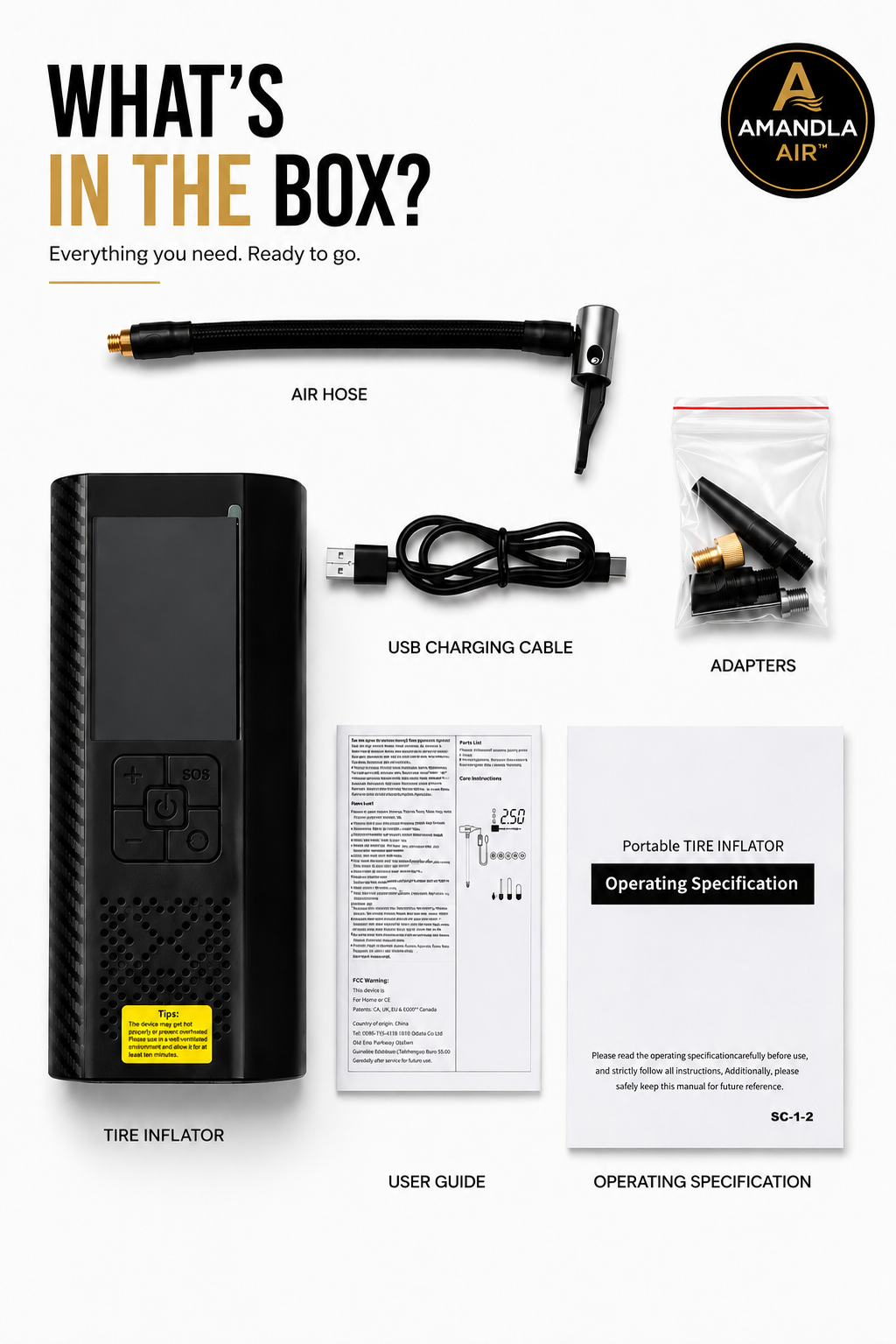 AmandlaAir™ Pro Inflator (Portable Inflator)