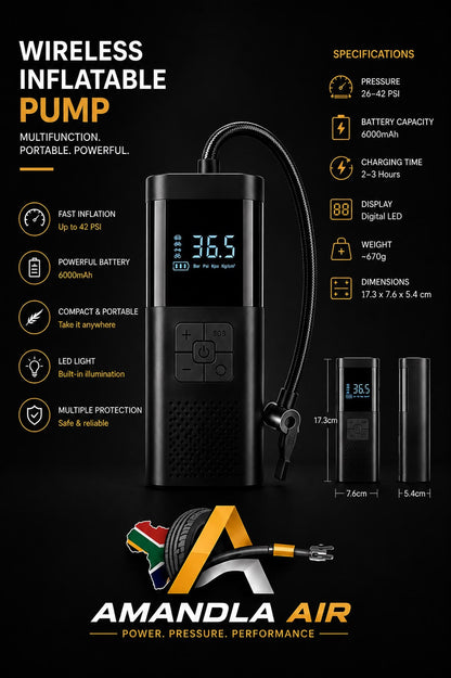AmandlaAir™ Pro Inflator (Portable Inflator)